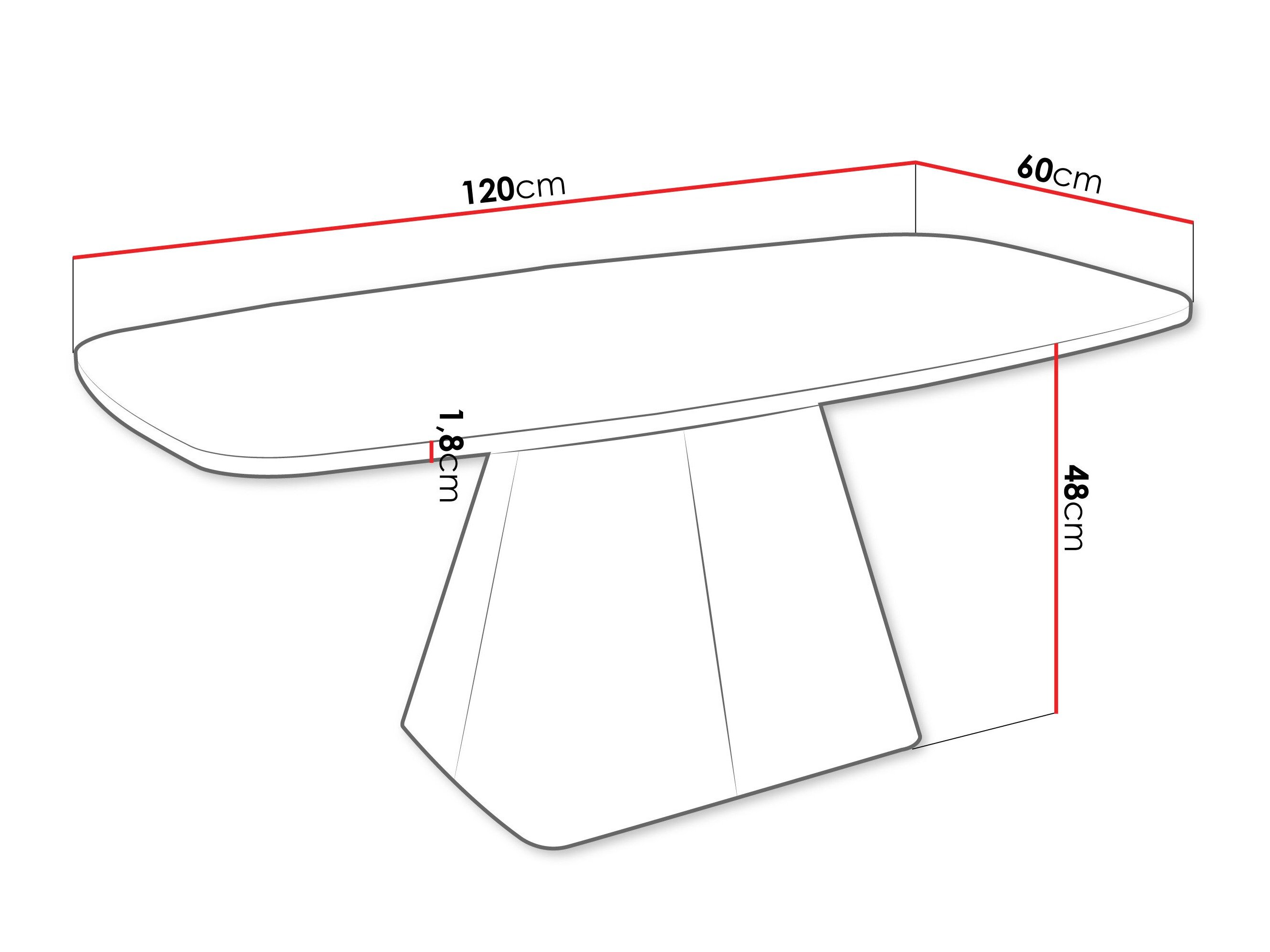 Salontafel Oswego 158 (Licht hout + Kasjmier)