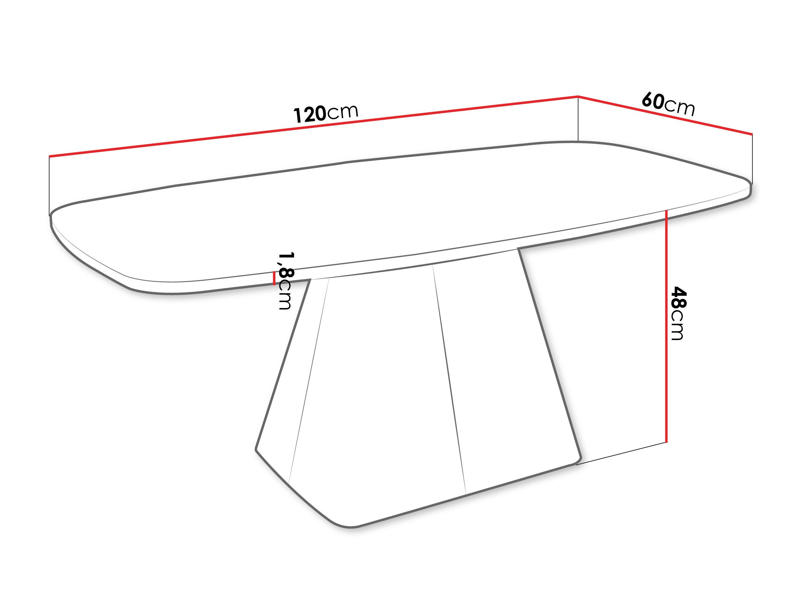 Salontafel Oswego 158 (Wit)