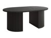 Salontafel Comfivo Ulma (Zwart marmer + Zwart)