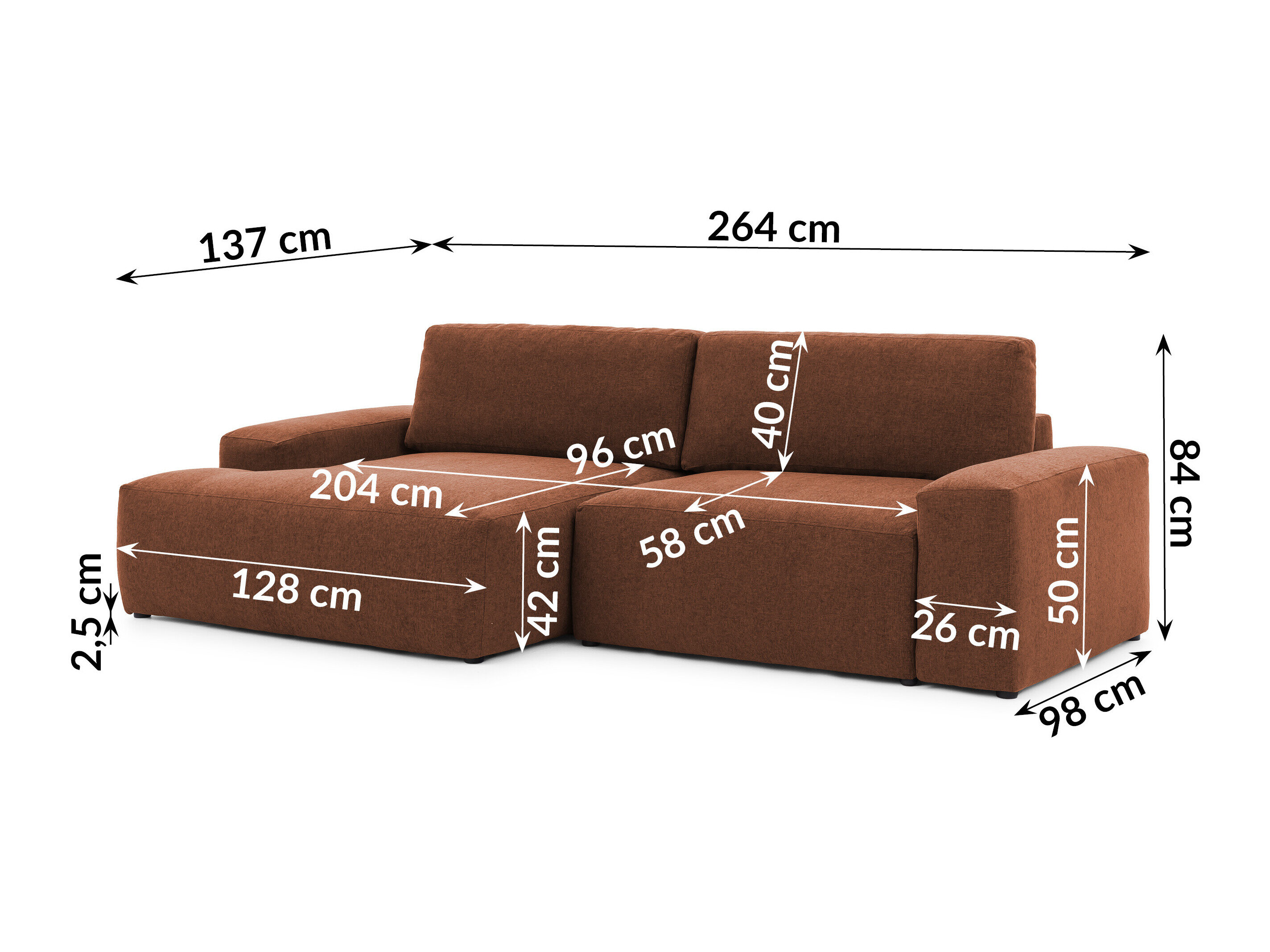 Hoekbank Rocklin 237 (Alta 26)
