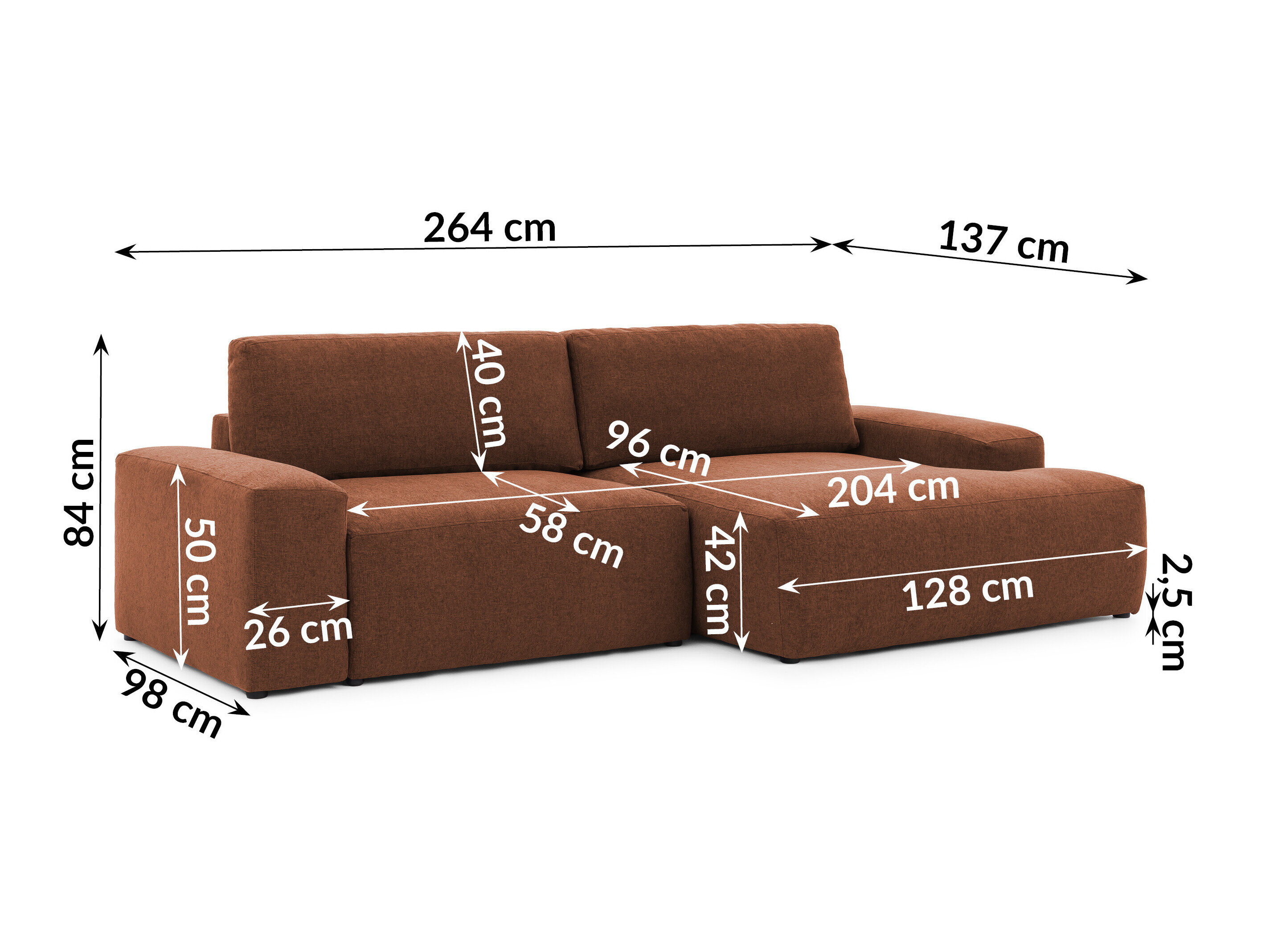 Hoekbank Rocklin 237 (Alta 26)