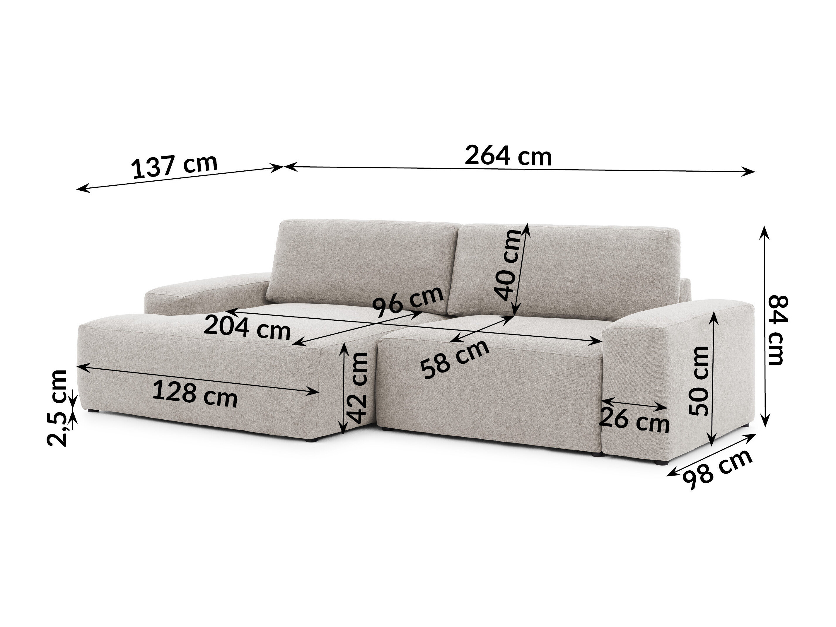 Gestoffeerde meubelset Rocklin 239 (Alta 04)