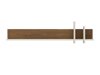 Wandplank Deldori 111 (Kasjmier + Notenhout)