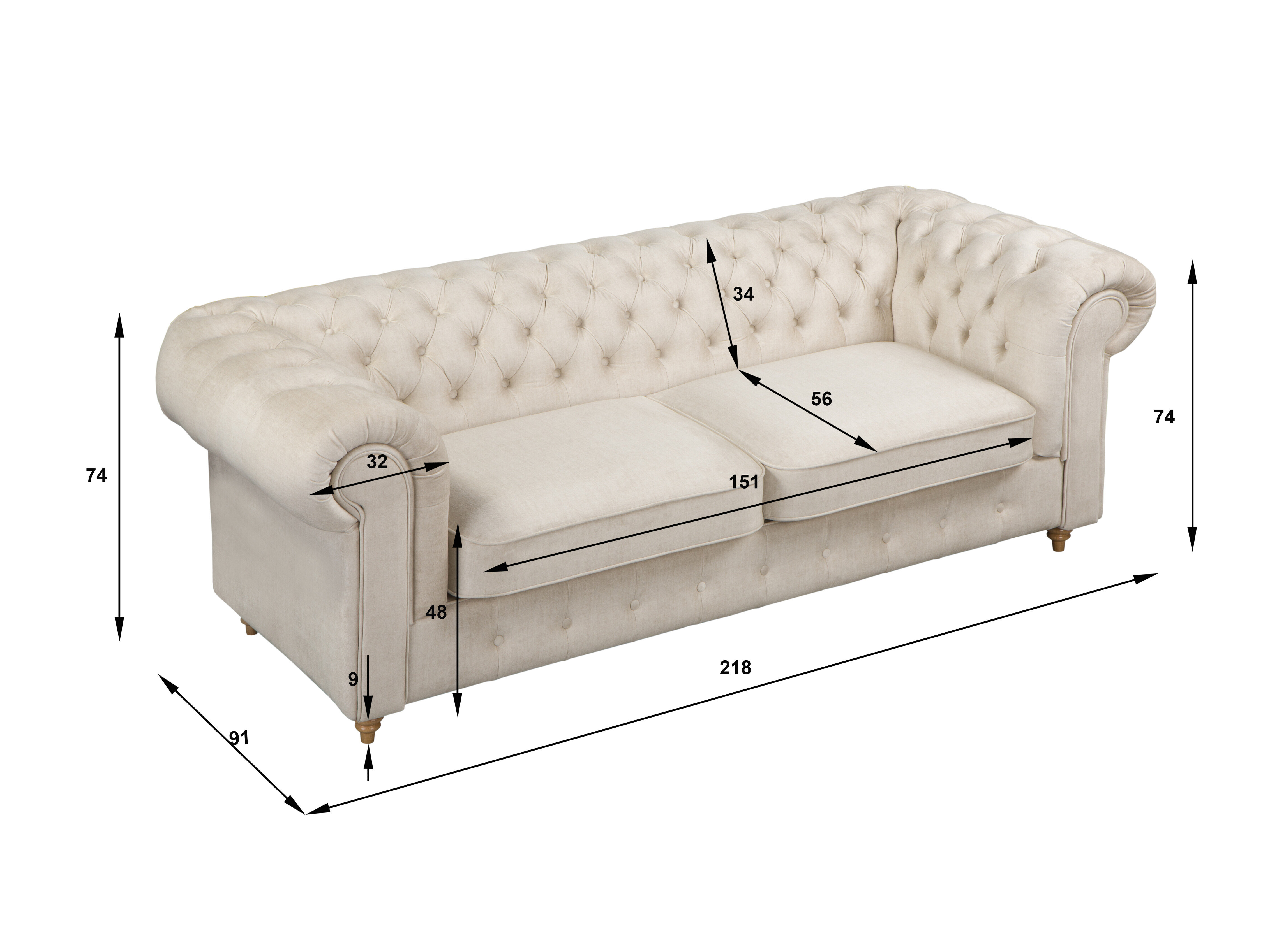Chesterfield bank Elitala 108 (Vogue 04)