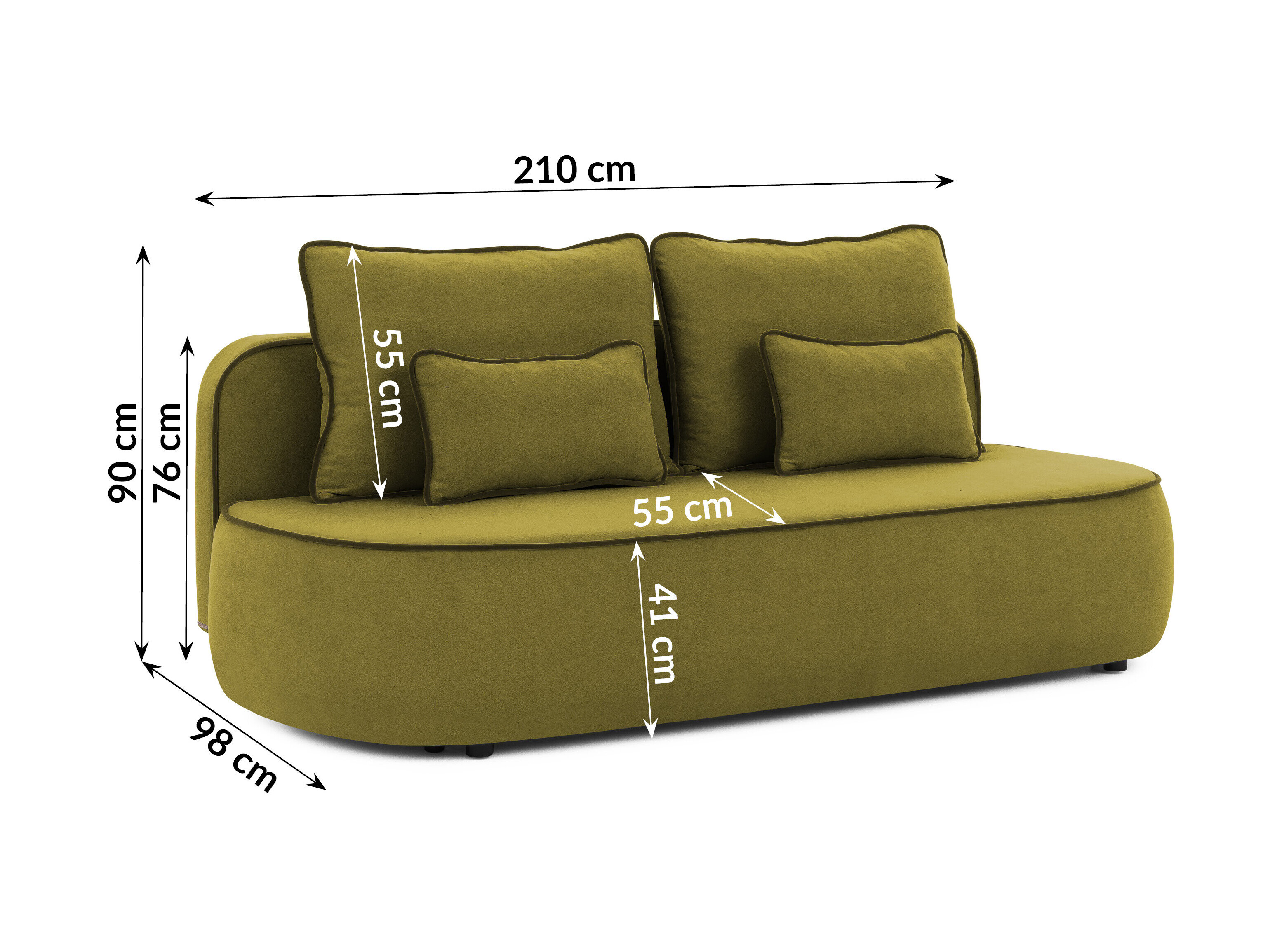 Slaapbank Rocklin 243 (Soft 10 + Soft 11)