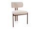 Stoel Detroit 1074 (Licht beige + Notenhout)