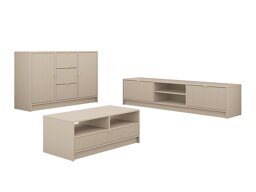 Woonkamerset Comfivo Papilio I (Beige)