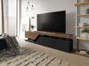 TV-meubel Comfivo Daldune I (Notenhout + Zwart)