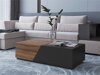 Transformeerbare salontafel Comfivo Daldune (Notenhout + Zwart)