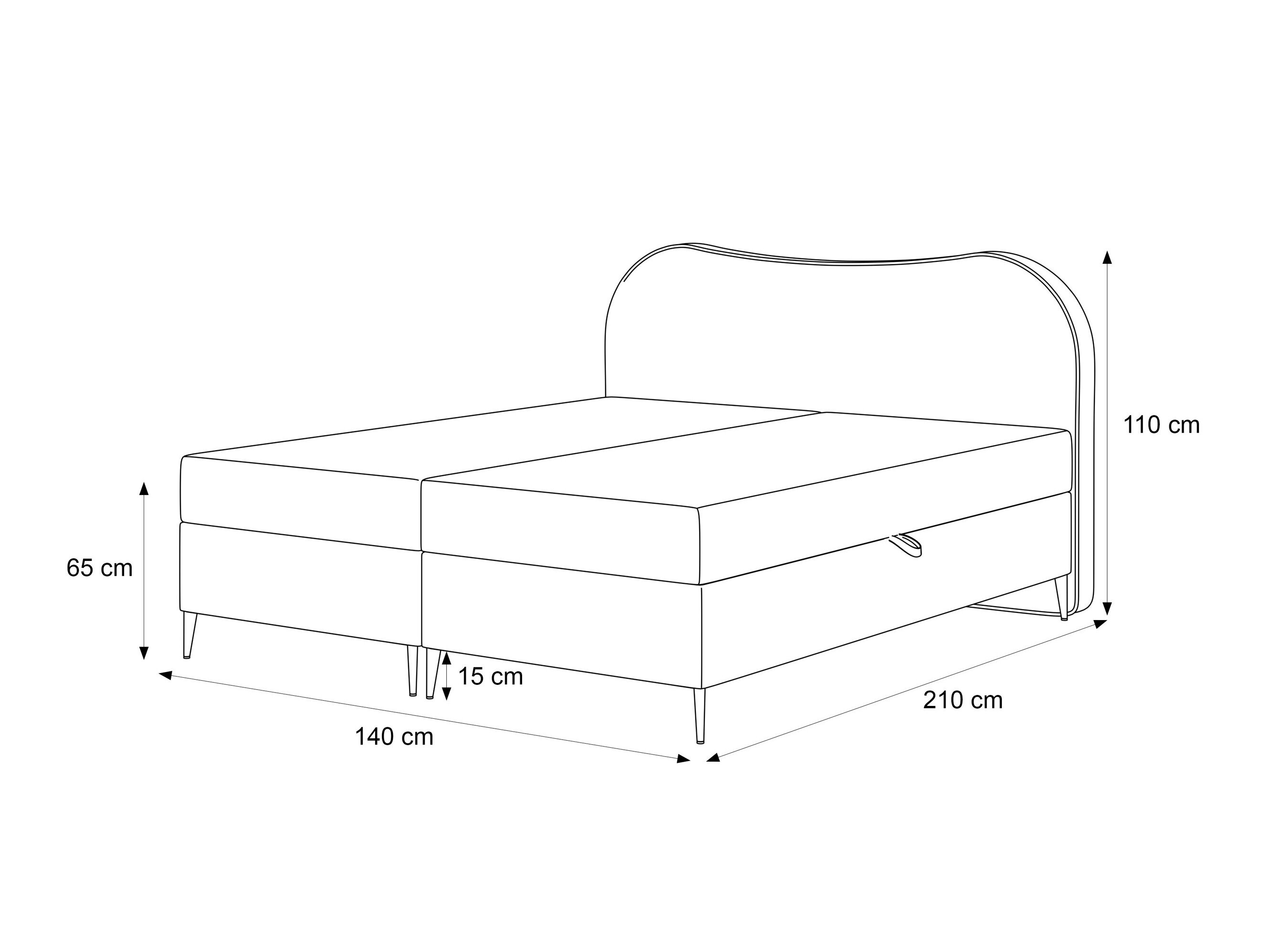 Boxspring Martinez 137 (Margo 227.10)