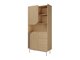 Boekenkast Dunsonu 101 (Eiken + Taupe)
