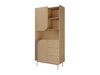 Boekenkast Dunsonu 101 (Eiken + Taupe)