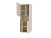 Boekenkast Dunsonu 102 (Beige + Eiken)