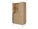 Boekenkast Dunsonu 103 (Eiken + Taupe)
