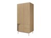 Kledingkast Dunsonu 100 (Eiken + Taupe)