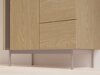 Kledingkast Dunsonu 100 (Eiken + Taupe)