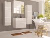 Ensemble de salle de bain Tucson 105 (Blanc + Blanc brillant)