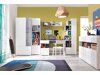 Armoire Omaha J102 (Blanc + Béton)