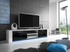 TV-meubel Uva II (Wit + Glanzend zwart)