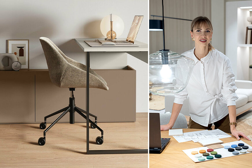 Interjero dizainerės patarimai, kaip įsirengti darbo kambarį