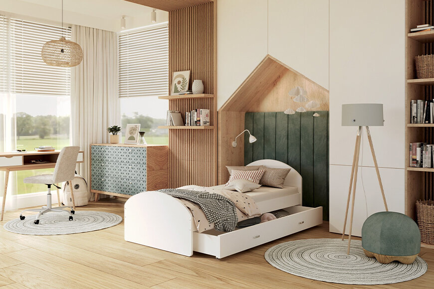 Vaikų kambario baldai: ką svarbu žinoti