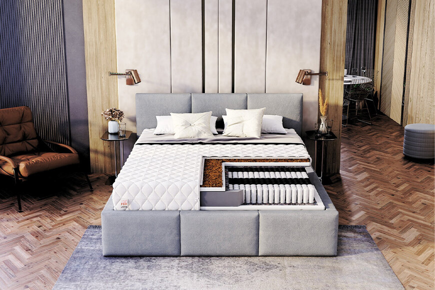 Dvipusiai čiužiniai - universalumas ir komfortas visus metus