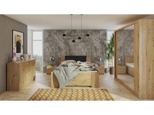 Schlafzimmer-Set Providence G121 (Artisan Eichenholzoptik + Soft Pik 011)