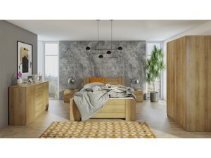 Schlafzimmer-Set Providence G122 (Goldene Eichenholzoptik)