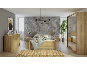 Set dormitor Providence G112 (Stejar auriu + Soft Pik 029)