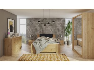Schlafzimmer-Set Providence G112 (Artisan Eichenholzoptik + Soft Pik 011)