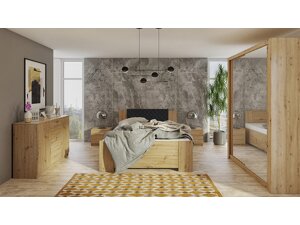 Schlafzimmer-Set Providence G113 (Artisan Eichenholzoptik + Soft Pik 011)