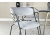 Cadeira Dallas 108 (Cinzento claro + Preto)