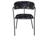 Καρέκλα Dallas 108 (Μοτίβο με λουλούδια + Μαύρο)