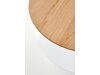 Τραπεζάκι σαλονιού Houston 914 (Ανοιχτό χρώμα ξύλου + Άσπρο)