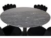 Маса и столове за трапезария Dallas 2624 (Черен)