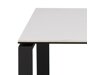 Conjunto de mesa de centro Oakland 546 (Marmore branco + Preto)