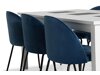 Маса и столове за трапезария Scandinavian Choice 699 (Син + Черен)