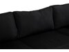 Kerti kanapé Comfort Garden 1550 (Fekete + Szürke)