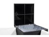Conjunto de muebles de exterior Comfort Garden 1552 (Negro + Blanco)