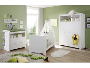 Conjunto de dormitorio infantil Columbia AR104 (Blanco)