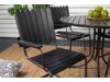 Conjunto de mesa y sillas Dallas 2207 (Negro)