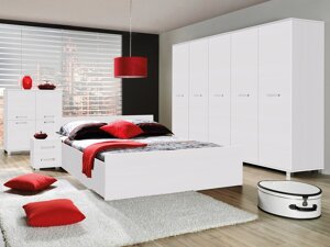 Schlafzimmer-Set Murrieta A139 (Weiß)