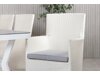 Σετ Τραπέζι και καρέκλες Dallas 2987 (Άσπρο + Γκρι)