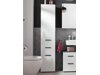 Beépített fürdőszoba szekrény Denton R103 (Antracit + Fehér)