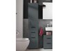 Εντοιχιζόμενο ντουλάπι μπάνιου Denton R103 (Ανθρακί)