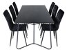 Маса и столове за трапезария Dallas 2721 (Черен)