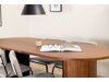 Маса и столове за трапезария Dallas 2741 (Светло сив + Черен)