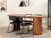 Conjunto de comedor Dallas 2760 (Nogal + Negro)