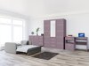 Мебелен комплект Honolulu A121 (Пурпурен + Mono 246)