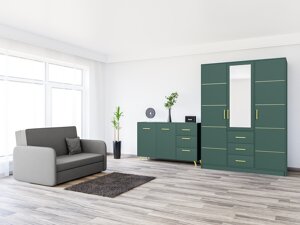 Мебелен комплект Honolulu A123 (Зелен + Mono 246)
